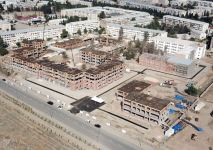 Azerbaijani president, first lady view construction of residential complex in Ganja (PHOTO)