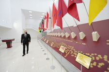 Azerbaijani president inaugurates State Symbols Museum in Mingachevir (PHOTO)