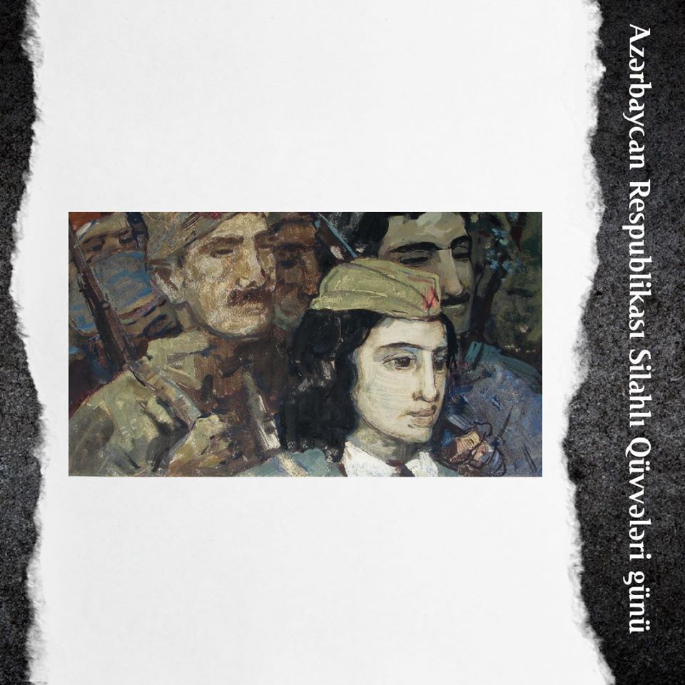 Мужество азербайджанских солдат глазами известных художников (ФОТО) - Gallery Image