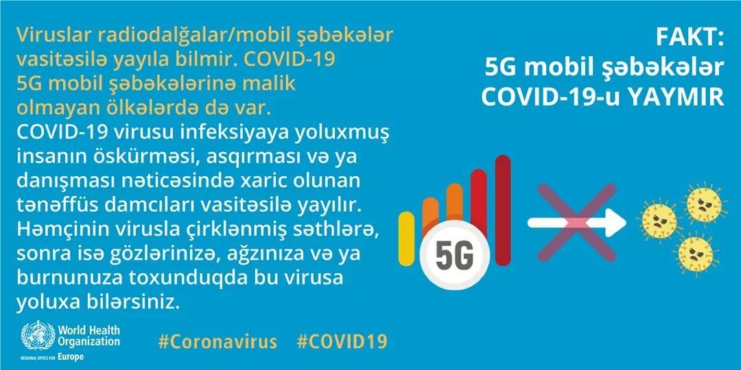 ВОЗ: Мобильная сеть 5G не распространяет коронавирус