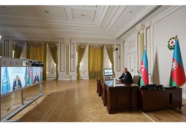 Videoconference held between Azerbaijani president, WTO secretary-general (PHOTO/VIDEO)