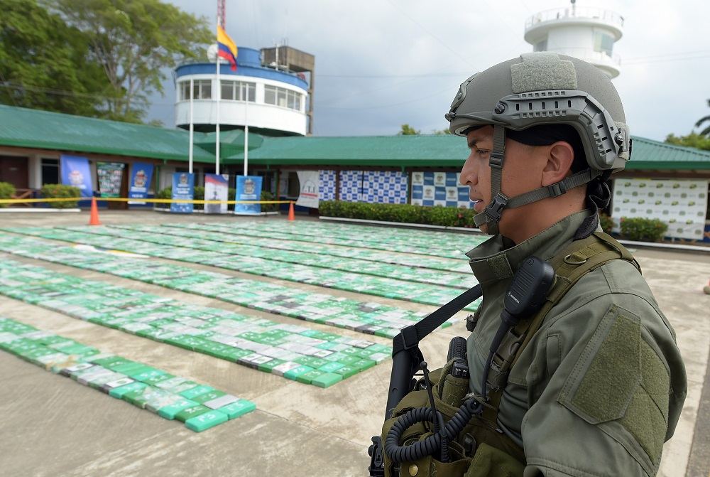 Colombia seizes 1.2 tons of cocaine in north port