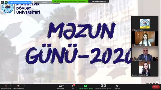 Mingəçevir Dövlət Universitetində “Məzun günü – 2020” tədbiri keçirilib (FOTO)