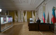 Azerbaijani, Afghan, Turkmen presidents meet through videoconferencing (PHOTO/VIDEO)