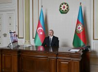 Azerbaijani, Afghan, Turkmen presidents meet through videoconferencing (PHOTO/VIDEO)