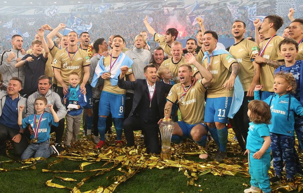 "Зенит" стал шестикратным чемпионом России по футболу
