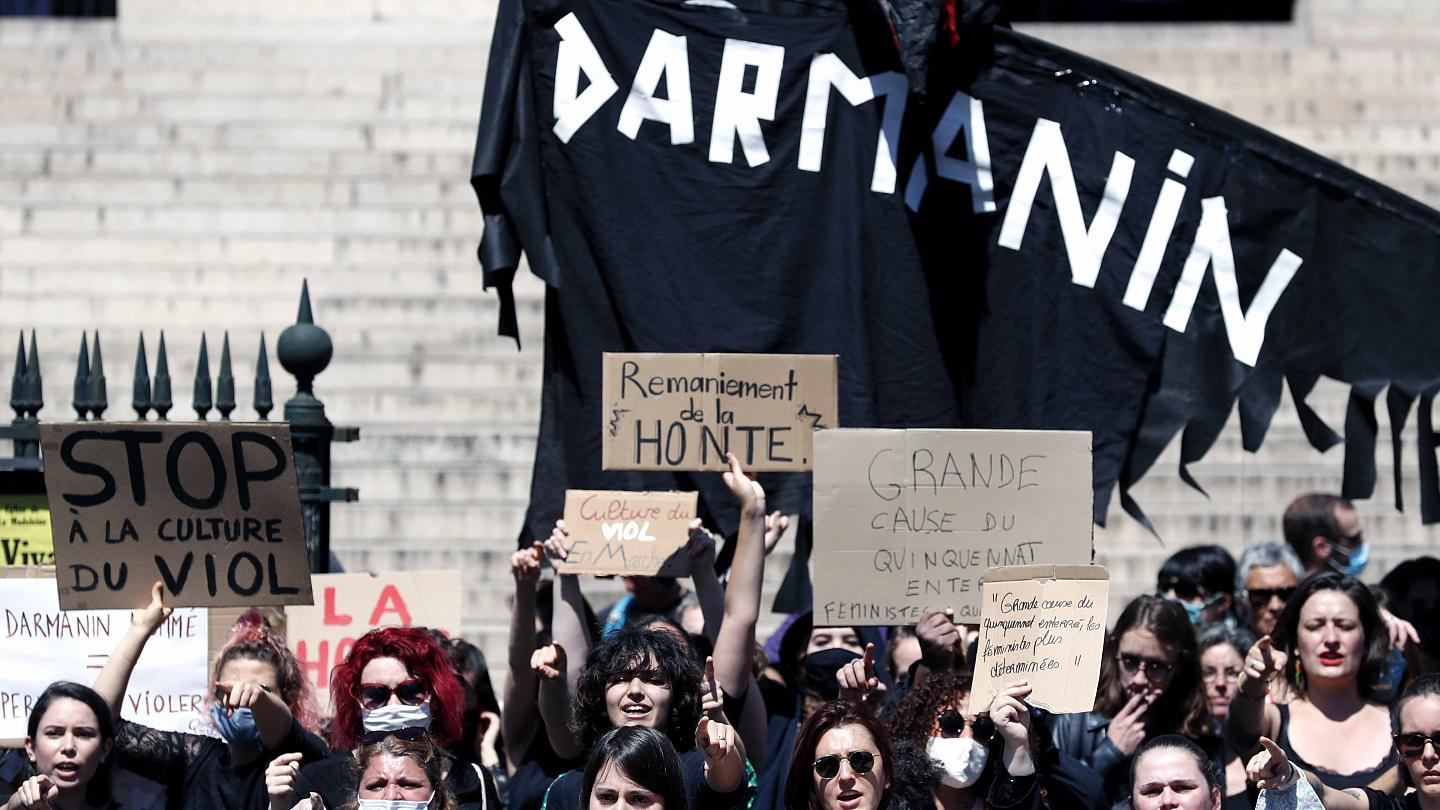 Hundreds of French women protest against new interior minister