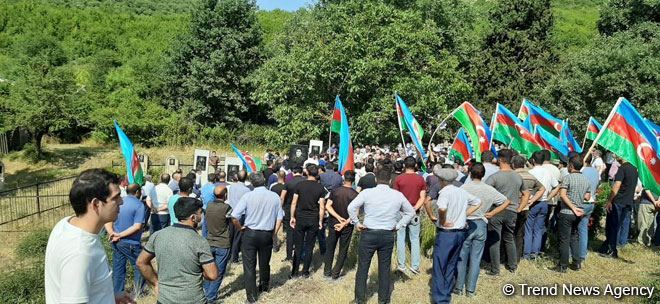 İsmayıllıdan olan şəhid Xəyyam Daşdəmirov dəfn edildi (FOTO)