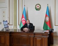 Президент Ильхам Алиев в видеоформате принял Джейхуна Байрамова в связи с его назначением на должность министра иностранных дел (ФОТО/ВИДЕО)