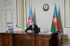 Президент Ильхам Алиев в видеоформате принял Джейхуна Байрамова в связи с его назначением на должность министра иностранных дел (ФОТО/ВИДЕО)