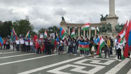 В Будапеште прошел массовый митинг против армянской агрессии (ФОТО)