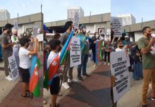 В Атланте проведена акция протеста против военных провокаций Армении