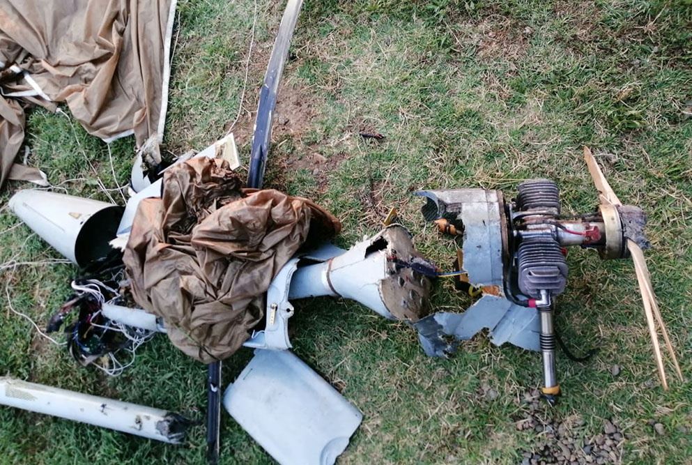 Azerbaijani army shoots down another UAV of Armenian armed forces (PHOTO/VIDEO)
