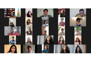 Состоялась видеоконференция с участием волонтеров азербайджанской диаспоры
