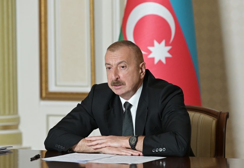 Azerbaijani president chairs video meeting on water management in country (PHOTO/VIDEO)