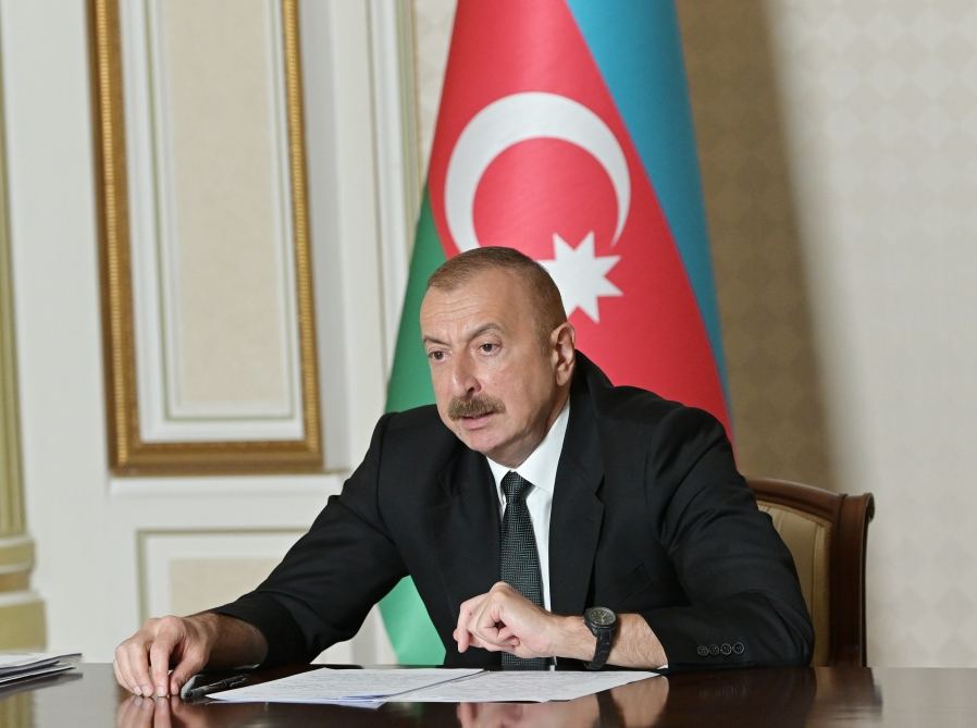 Azerbaijani president chairs video meeting on water management in country (PHOTO/VIDEO)