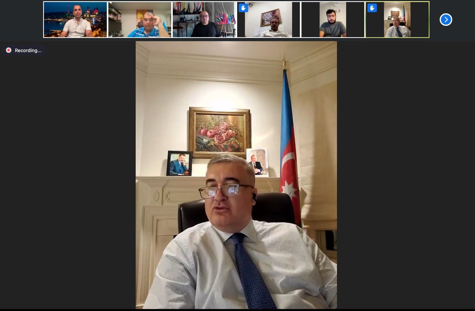 Элин Сулейманов провел  видеовстречу  с членами  азербайджанской общины в США (ФОТО)