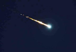 Tenerife adasının şimalında meteorit düşüb
