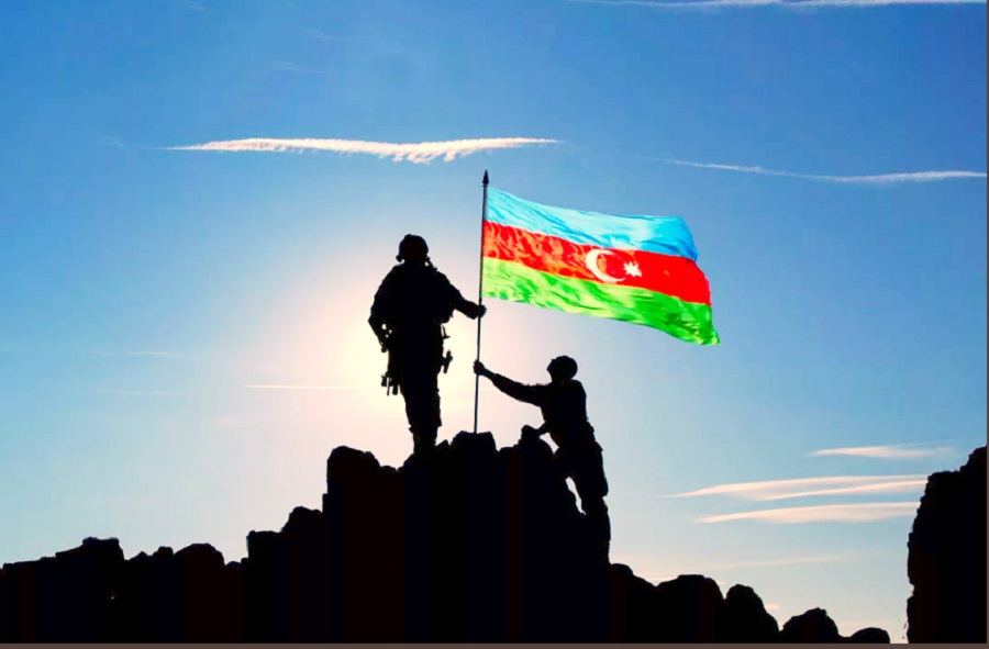 Победоносный азербайджанский солдат (ВИДЕО)