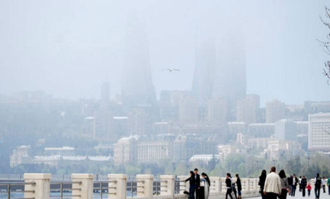 Наблюдающаяся над Баку пыльная мгла носит локальный характер