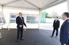 President Ilham Aliyev attends groundbreaking ceremony for “DOST Evi” center in Ismayilli (PHOTO)