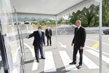 President Aliyev inaugurates newly reconstructed Mughanli-Ismayilli-Tazakand-Aghbulag-Goshakand highway (PHOTO)