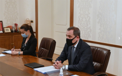 Министр иностранных дел Джейхун Байрамов встретился с послом Германии в Азербайджане (ФОТО)