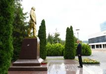 Президент Ильхам Алиев побывал также в Габалинском районе (ФОТО)