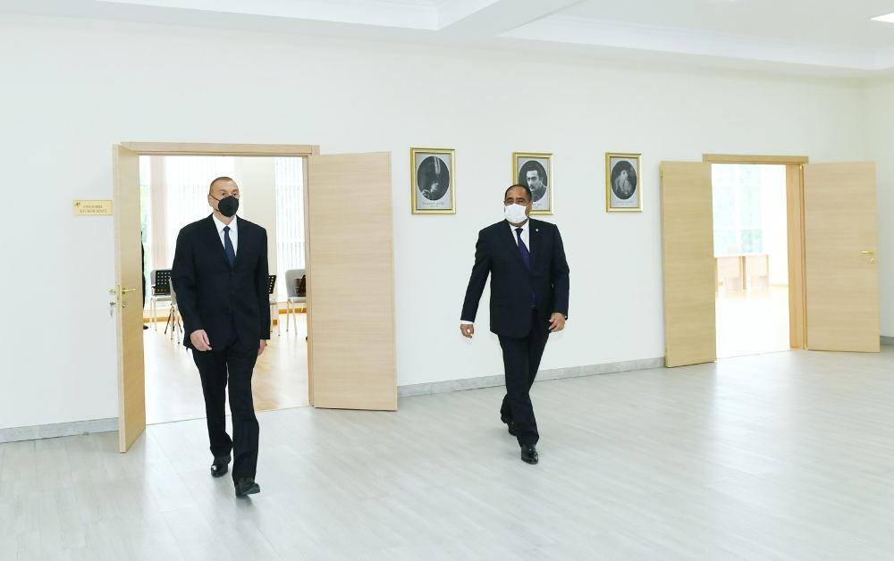 President Ilham Aliyev attends inauguration of new building of Balakan City Children's Art School (PHOTO)
