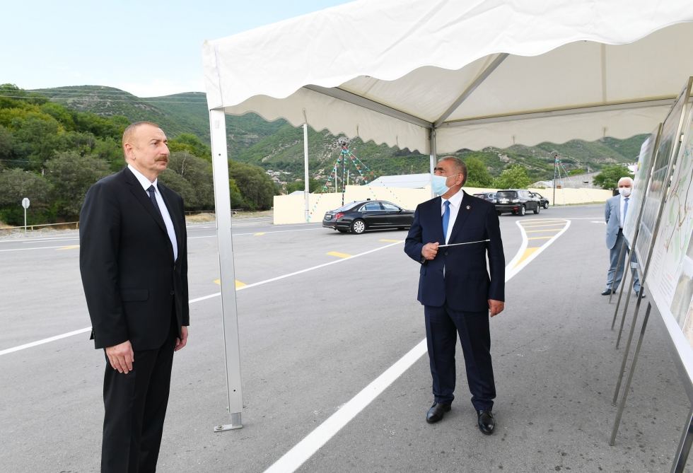 Newly renovated Gokhmug-Baltali-Babaratma-Garadaghli-Gudula-Dashuz highway opens in Azerbaijan’s Shaki (PHOTO)