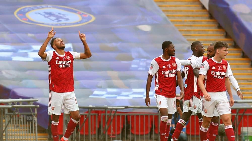 Aubameyang double helps Arsenal beat Chelsea for 14th FA Cup trophy