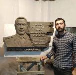Азербайджанский студент создал мемориальную доску в память о полковнике Ильгаре Мирзоеве (ФОТО)