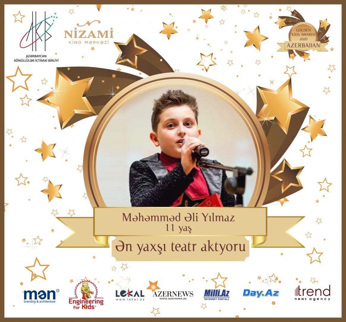 Церемония награждения Azerbaijan Golden Kids Awards 2020 пройдет в онлайн-формате (ФОТО)