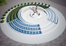 В Азербайджане впервые в мире  на стадионе возведут фонтанный комплекс в виде «мексиканской волны» (ФОТО)