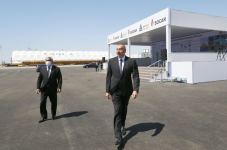 Президент Ильхам Алиев принял участие в церемонии отправки в море опорного блока месторождения «Карабах» (ФОТО/ВИДЕО) (версия 3)