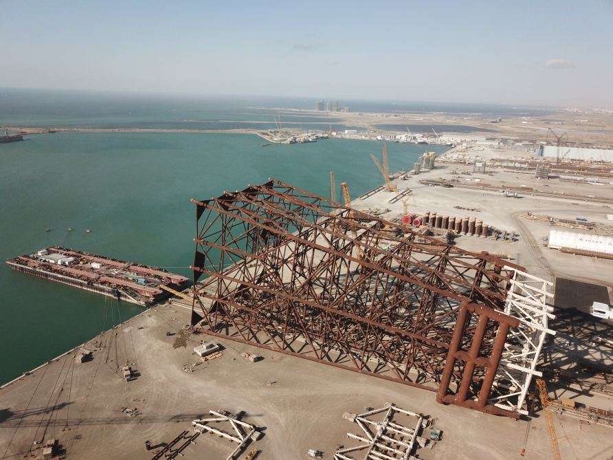 BOS Shelf completes construction of largest offshore jacket in Caspian Sea