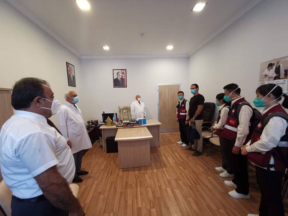 Медики из Китая побывали в Республиканской клинической больнице в Баку (ФОТО)