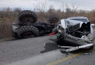 Avtomobil qəzaları nəticəsində yol təsərrüfatına 379 min manat ziyan dəyib