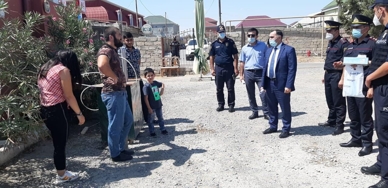 Bakı polisi ictimai iaşə obyektlərinə nəzarəti davam etdirir (FOTO)