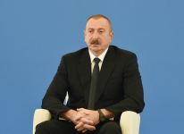 President Ilham Aliyev viewed construction of 330/220/110 kV Gobu power substation (PHOTO)