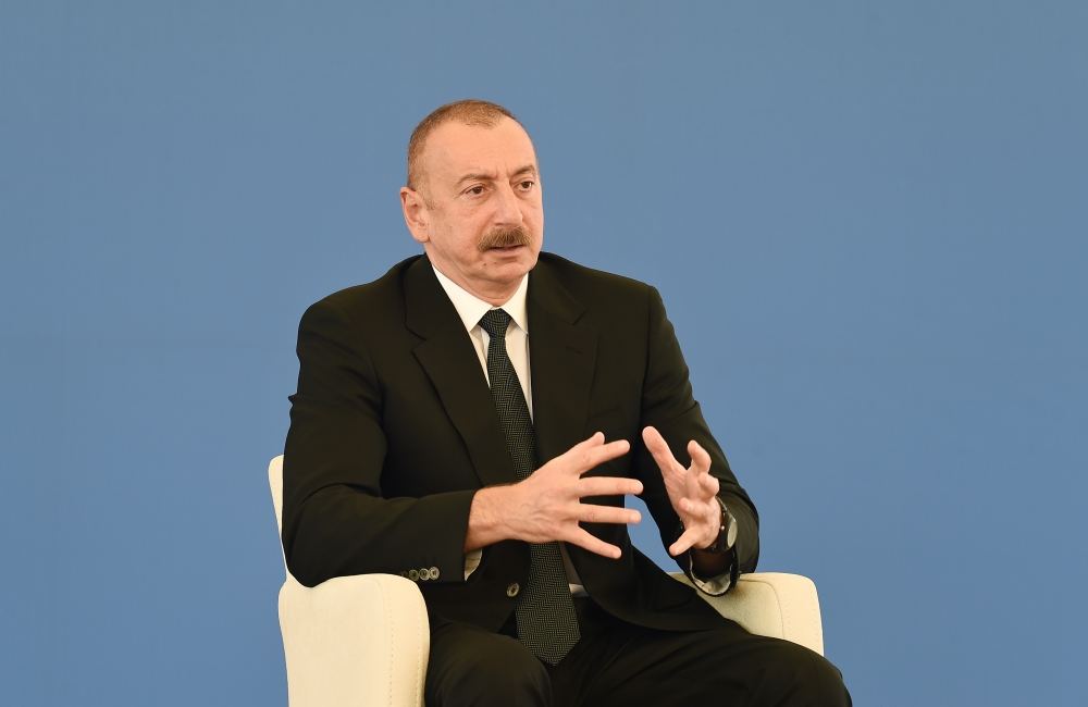 Azərbaycan Prezidenti: Bu gün biz öz enerji tələbatımızı tam şəkildə ödəyirik