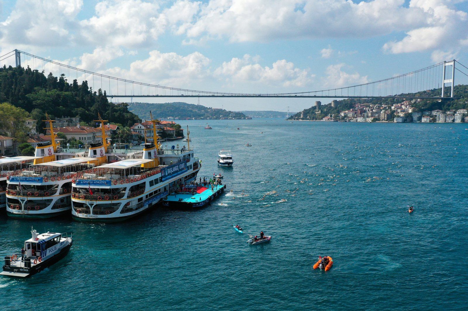 Istanbul hosts 32nd Bosporus Cross-Continental Swimming Race