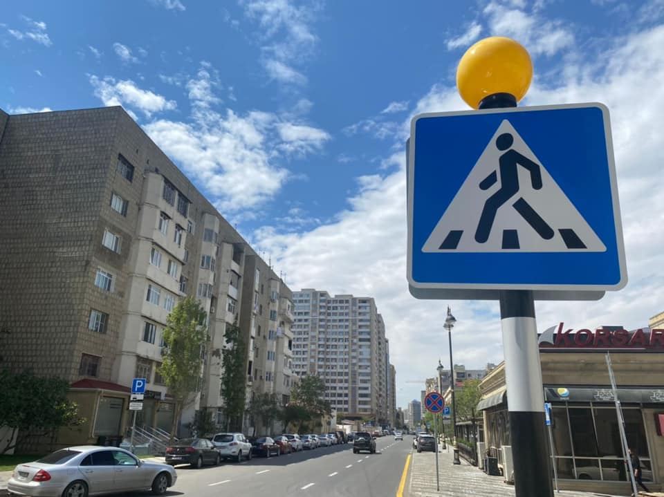 Бакинское транспортное агентство усилило контроль над  нерегулируемыми пешеходными переходами (ФОТО)