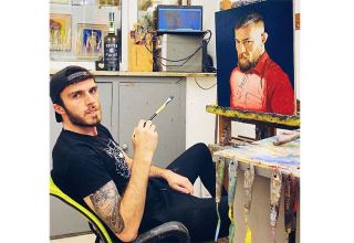 Азербайджанский художник выполнил заказ всемирно известного бойца Конора Макгрегора (ФОТО)