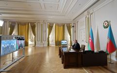 President Ilham Aliyev inaugurates in video format another modular hospital for treatment of coronavirus patients (PHOTO)