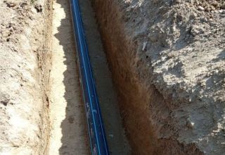 В пригороде Баку начато строительство новой сети водоснабжения (ФОТО)