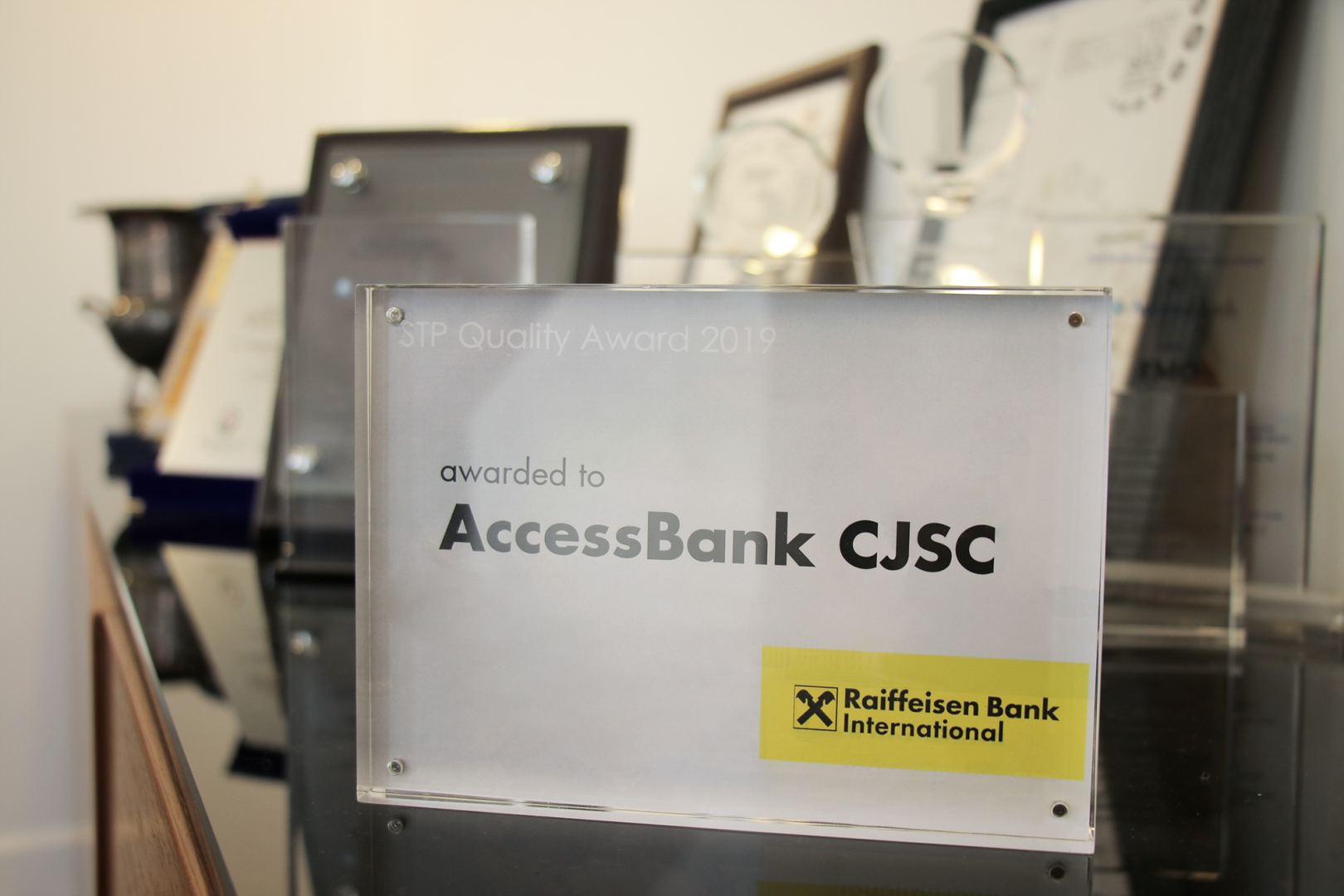 "AccessBank" növbəti dəfə "STP Quality Award" mükafatına layiq görülüb