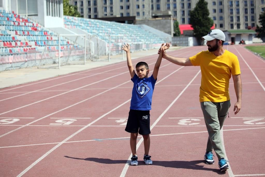 Sağlamlıq imkanları məhdud uşaqların qatıldığı inkluziv idman yarışları təşkil edilib (FOTO)