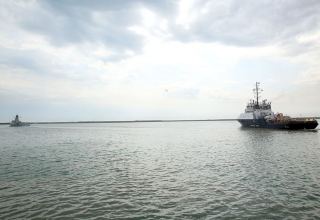 Военные корабли России покинули Бакинский порт (ФОТО/ВИДЕО)