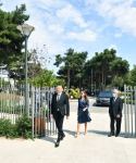 Azerbaijani president, first lady attend opening of two new blocks of ADA University (PHOTO)